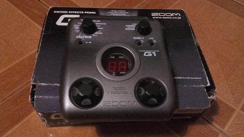 Pedalera para guitarra Zoom G1