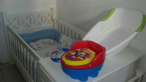 Vendo Set de Bañera Y Pelela para Bebe