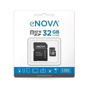 Tarjeta Sd 32gb Enova Clase 10 Fullhd NUEVAS EN BLISTER PARA CELULARES Y CAMARAS