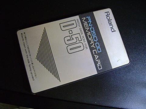 Tarjeta ROLAND D50 D550 Rom Sonidos Originales D50 memory card sample