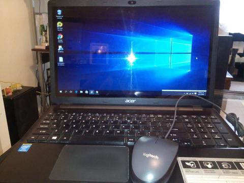 notebook Acer15 E sist. operativo windows 10/ paquete de office instalado/ antivirus 360 instalado para windows 10