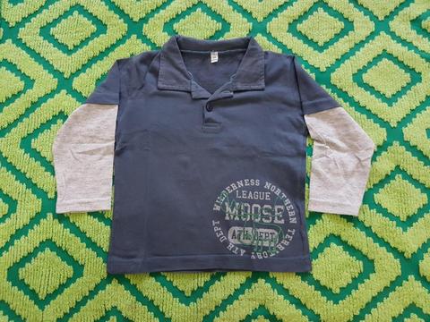 REMERA MANGA LARGA PARA NIÑO TALLE 2 IMPECABLE!!!