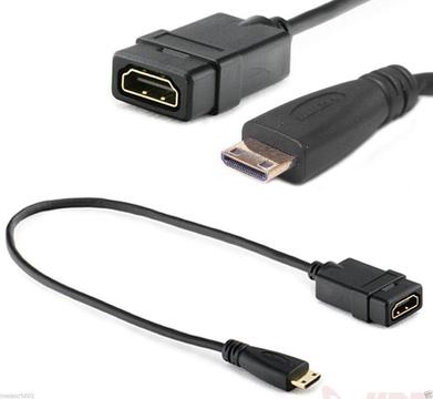 CABLE ADAPTADOR H HDMI A M USB MINI