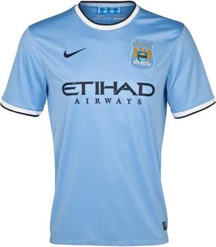 Camiseta Titular Manchester City 201314 tambien acepio canje