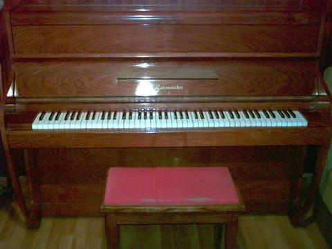 Piano Vertical Super Irlandés Burmeister 88 Teclas 3 Pedales