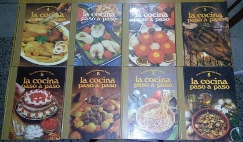 Vendo 8 Libros de Cocina