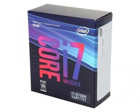 Cpu Intel S1151 Core I7 8700k Box Descuento Unico