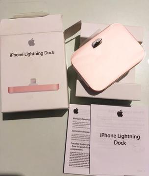 Cargador rosado de Apple Original nuevo