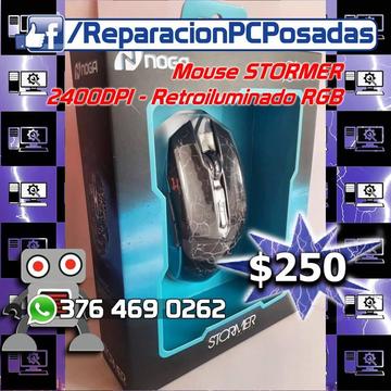 Mouse Usb con botones laterales