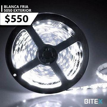 TIRA LED BLANCA 5050 x 5m FUENTE