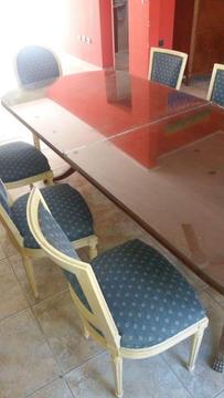 Vendo mesa cedro estilo inglés Sheraton
