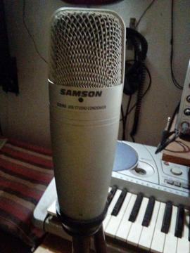 Microfono condensador USB SAMSON C1 U no se necesita placa de audio para grabar
