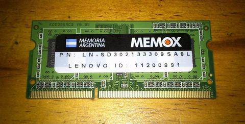 Memoria ddr3 para notebook 2GB