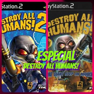 Combo Destroy All Humans Ps2