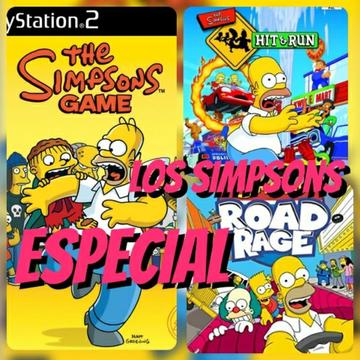 Combo Los Simpsons Playstation 2