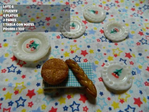 comida para muñecas comidita para barbie LOTE N 6