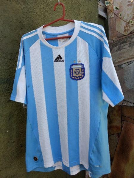 Camiseta argentina mundial 2010 con detalles