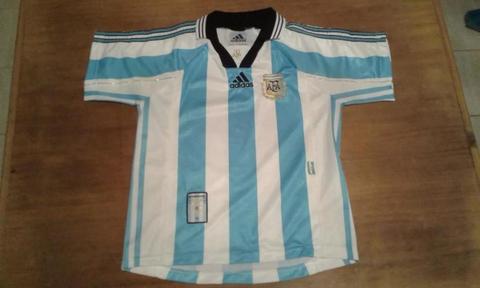 Camiseta Argentina 98 ADIDAS ORIGINAL Niño/dama Talle M/3
