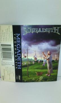 Tapa Cassette importado de Megadeth