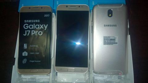 Samsung J7 Pro 32 Gb dorado y negro RECIBO TARJETAS