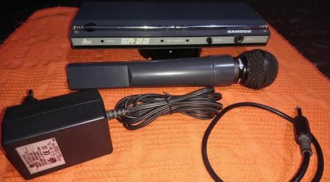 Micrófono Inalámbrico Samson SR22 Con Cápsula SHURE Sm58 se entrega probado si es nesesario