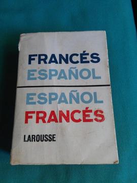 DICCIONARIO LAROUSSE FRANCES ESPAÑOL Y ESPAÑOL FRANCES 1966 EN BUEN ESTADO