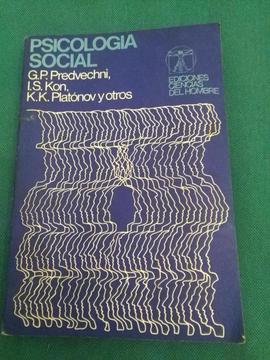 PSICOLOGIA SOCIAL . PREDVECHNI . KON . PLATONOV LIBRO 1977