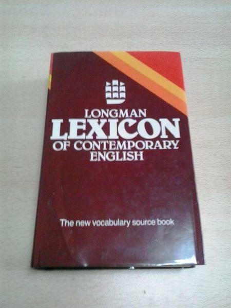 Lexicon of Contemporary English, 1981 Edition. Longman