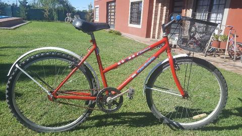 Bicicleta Roja R 26 Mujer