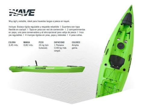 Kayak Rocker Wave Epaña 2096 Tel:03874219507