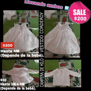 Vestido Corderoy Y Camp de Hilo