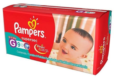 PAÑALES PAMPERS SUPERSEC