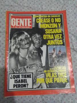 Antigua Revista Gente 667 Monzon Y Susana JUNTOS 1879 GUILLEMRO VILAS