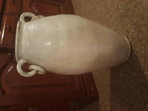 Jarrón cerámica 60 cm alto, para pintar $150