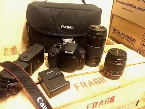 Canon T5, con Kit de accesorios