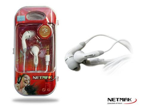 Auricular Netmak Powerful Bass Interzone