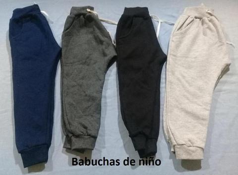 Babuchas de algodón con friza talle 4, 6 , 12, 14 y 16