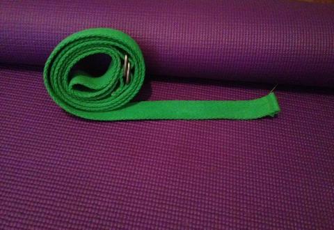 Cinta correa para Yoga Color verde