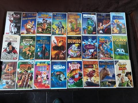 Peliculas Infantiles en Vhs cada una $ 100