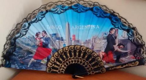 Abanico de tango, souvenirs y regalos empresariales. ABANICOS DE FLORES ESPAÑOL Y ABANICO LENTEJUELAS