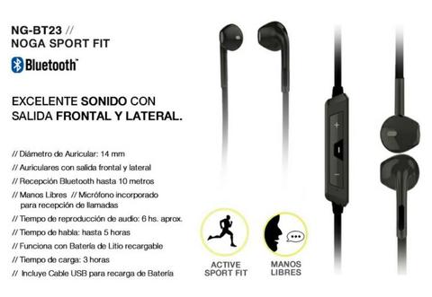 Auricular Noga Sport Bluetooth
