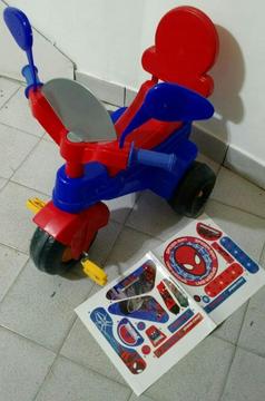 Triciclo Biemme Spiderman Nuevo