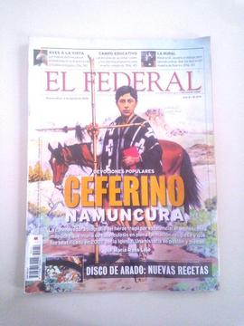 Ceferino Namuncura Revista El Federal Recetas Disco Arado