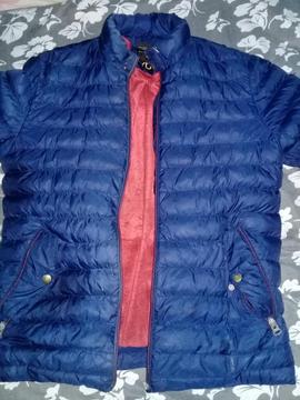 Campera Inflable con Piel Talle Xxl