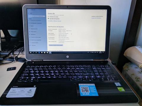 Notebook HP intel i7 6500u 12gb ram 1TB disco rigido Nvidia 940mx