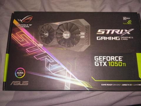 Vga Placa de Video Asus Strix Rog Republic Of Gamers 1050ti con caja escucho oferta razonable