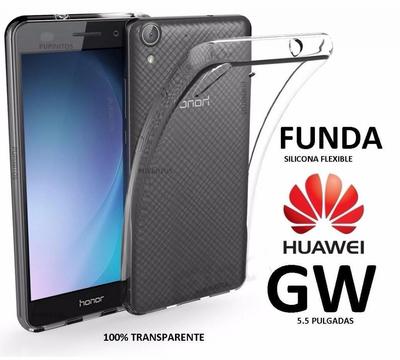 Funda Silicona Flexible Transparente Huawei Gw 5.5