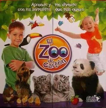 OFERTA FERIA LIBROS.Colección Cuentos:Caja El Zoo De Cartón 8 Libros Cdr