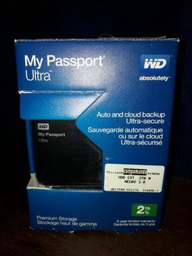 Disco Externo Wd 2tb My Passaport Ultra