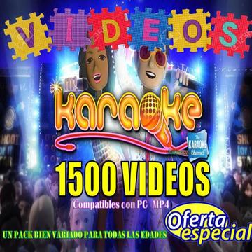 Musica Pack 1500 Videos Karaoke Cumpleaños Fiestas Eventos